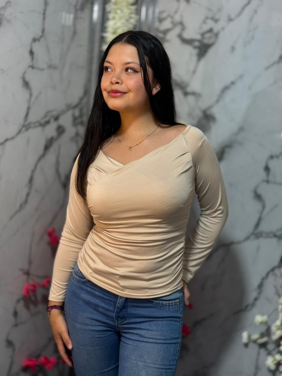 Blusas Blusa cruzado 